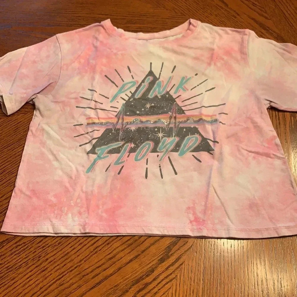 Pink Floyd Women’s Crop Top Tee Shirt Small - Picture 2 of 6